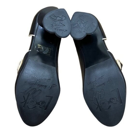 JOHN FLUEVOG Look Out ALLURE Asymmetrical Mary‎ Jane Shoes Women Size 8 - Picture 7 of 11